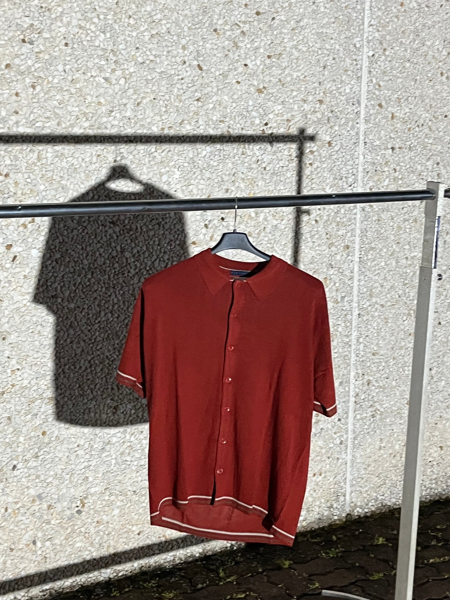 CAMISA DE PUNTO ROJA